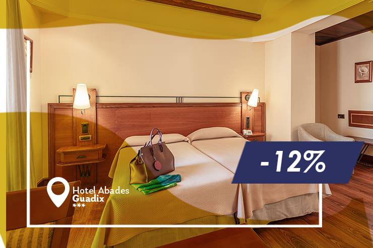 Offre spéciale réservation à l'avance 12% de remise Hôtel Abades Guadix 4*