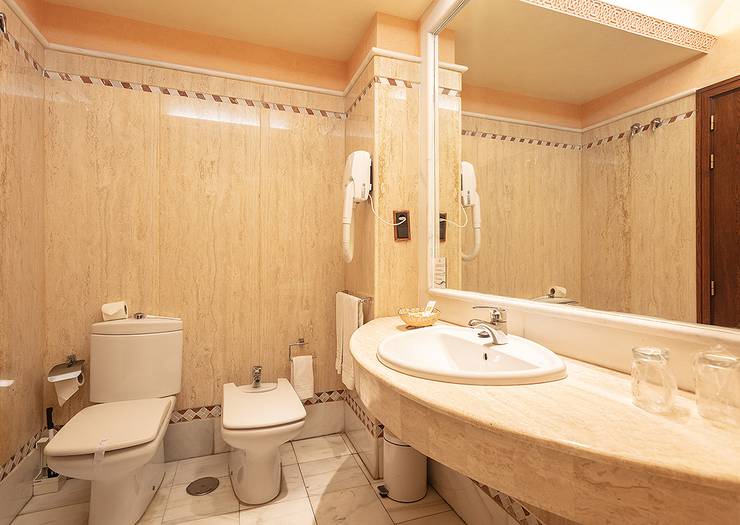 Quarto duplo uso individual Hotel Abades Guadix 4*