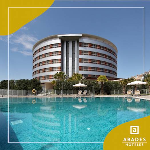 Tip to combat the heatwave:  swim and drink Abades Hotels