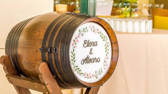 Detalle barril boda abades guadix Hotel Abades Guadix 4*