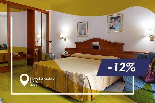 12% de remise - payez maintentenant et économisez Hôtel Abades Loja 3* 12% de remise - payez maintentenant et économisez Hôtel Abades Loja 3*