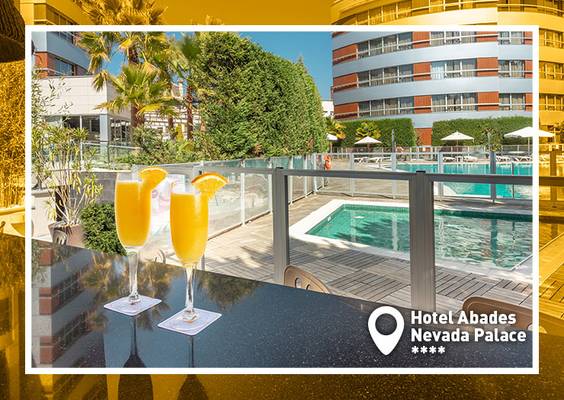 Conseil pour lutter contre la canicule : se détendre à la piscine accompagné d'un mimosa Hôtel Abades Nevada Palace 4* Grenade Conseil pour lutter contre la canicule : se détendre à la piscine accompagné d'un mimosa Hôtel Abades Nevada Palace 4* Grenade